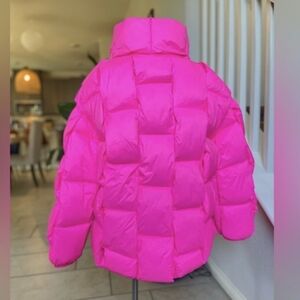 Azalea Wang Pink Puffer Jacket